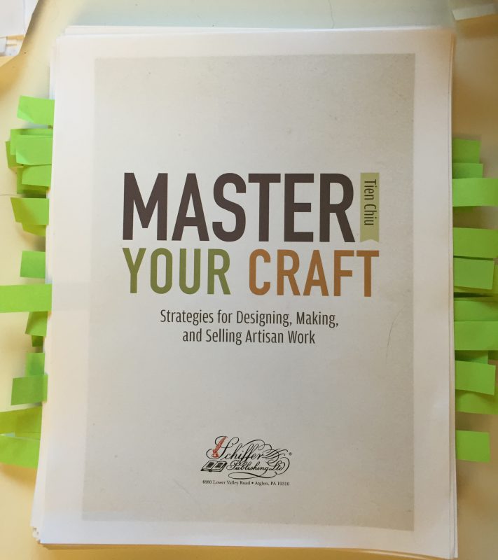 Proofs for Master Your Craft: Strategies for Designing, Making, and Selling Artisan Work