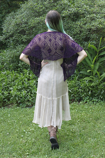 "Midnight Bloom," back view
