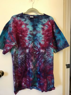 tie-dyed T-shirt