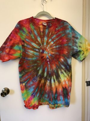 ice dyed spiral T-shirt