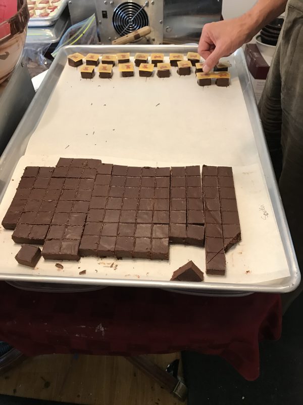 bonbon centers and finished chocolates