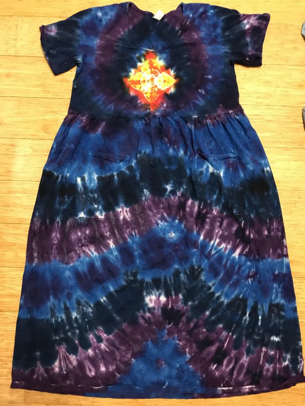 tie-dyed summer dress