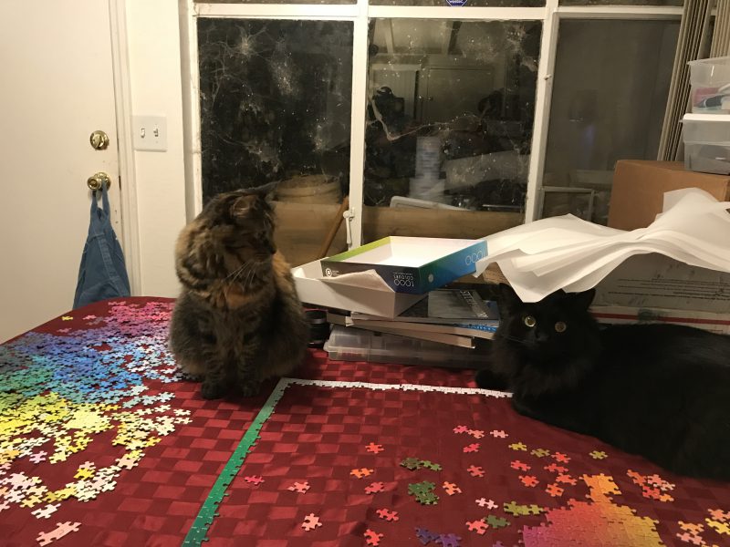 Fritz and Tigress supervising