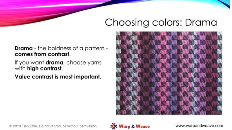 Designing with Color - design process slide #3