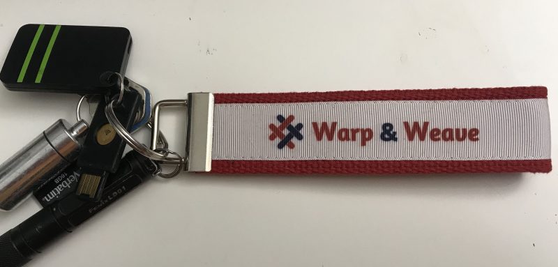 Warp & Weave keychain