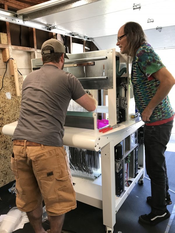 Installing heddle kits in the TC-2 jacquard loom