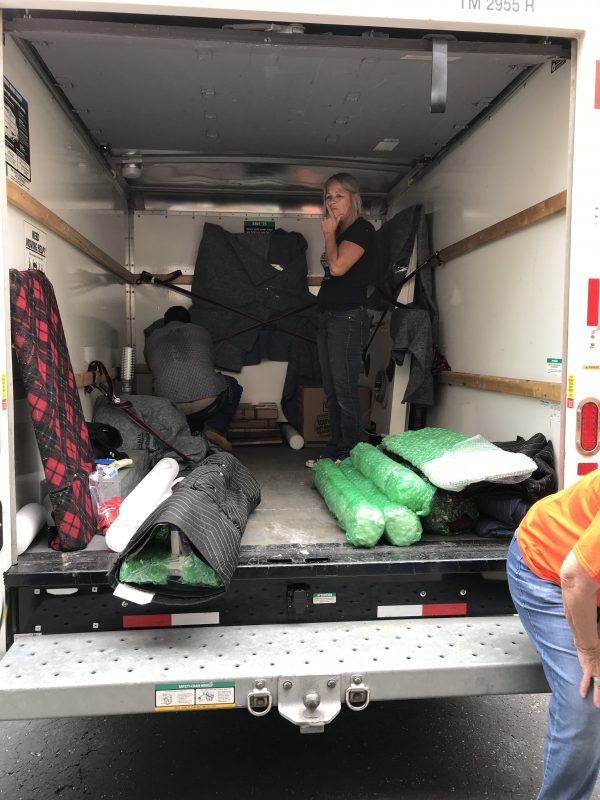 Packing the rest of the TC-2 into the U-haul